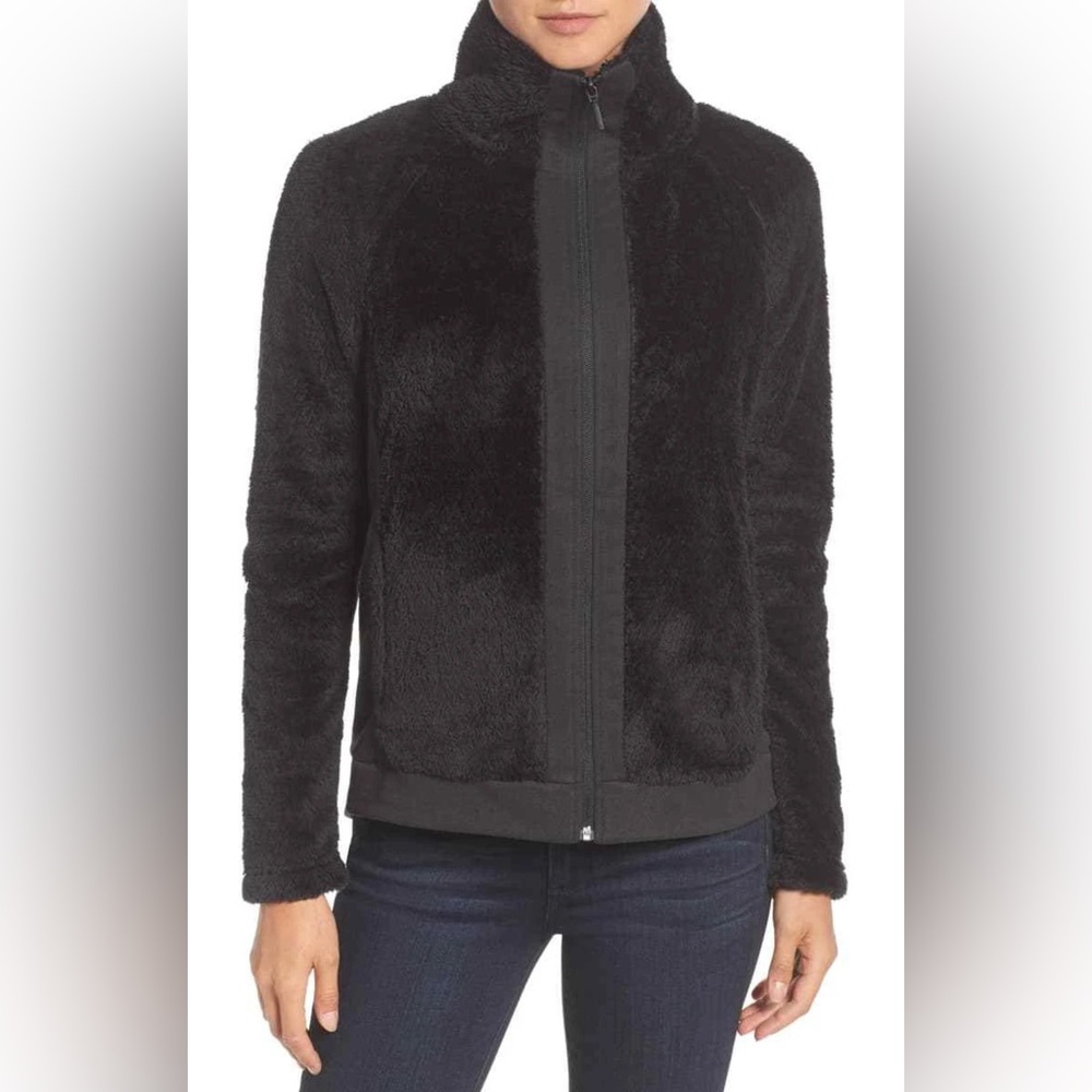 NORTH FACE WOMENS FLURRY FLEECE TNF BLACK JACKET